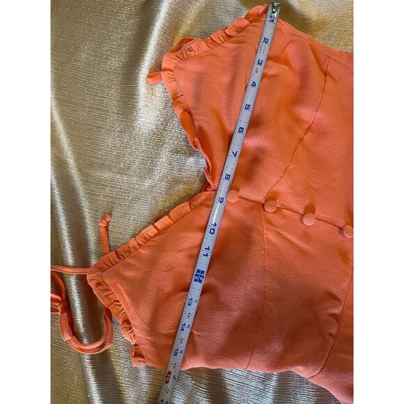 NWT Gianni Bini Dress Mango Orange Sz Small Adjustable Straps Dillard’s - Picture 10 of 10